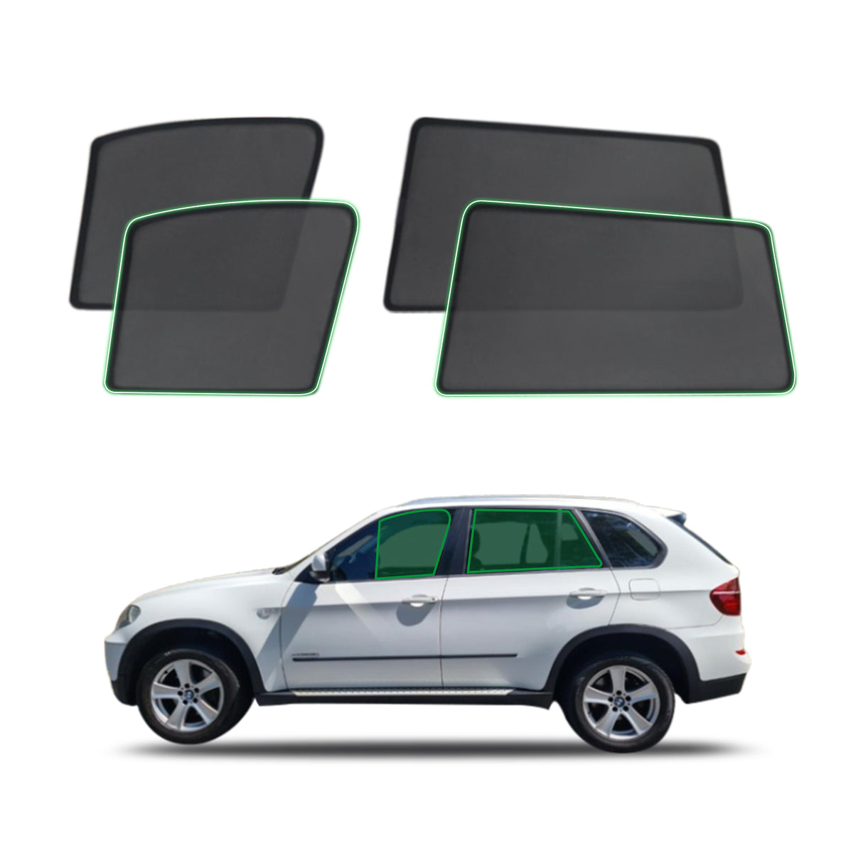 Magnetic Window Sun Shade for BMW X5 E70 Series 2007-2013