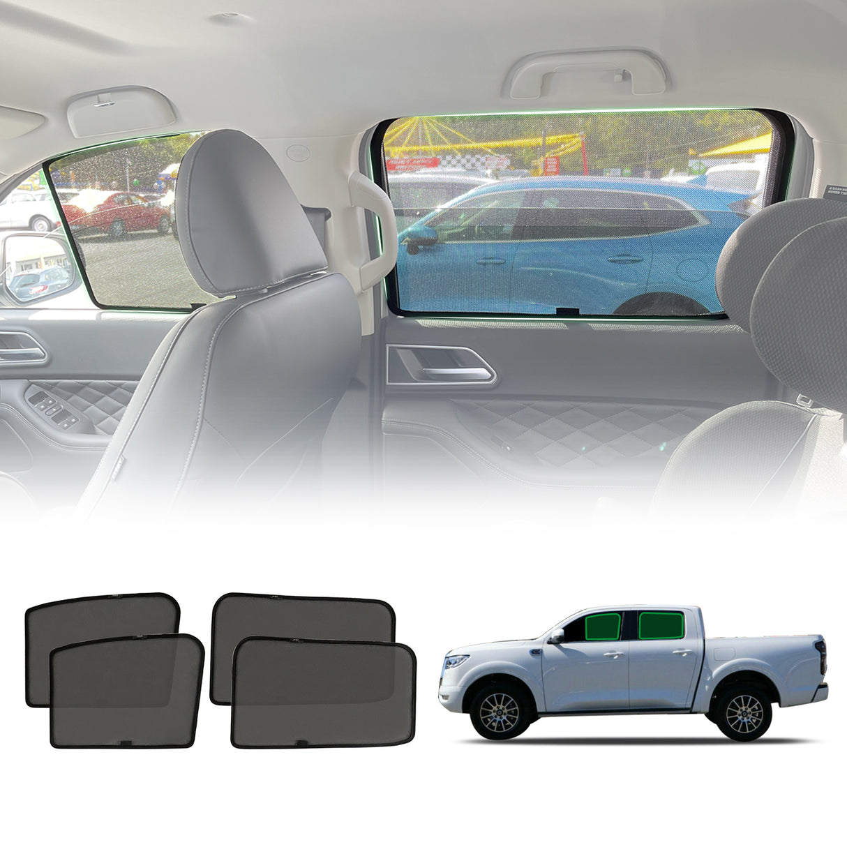 Magnetic Window Sun Shade for GWM Cannon All Models