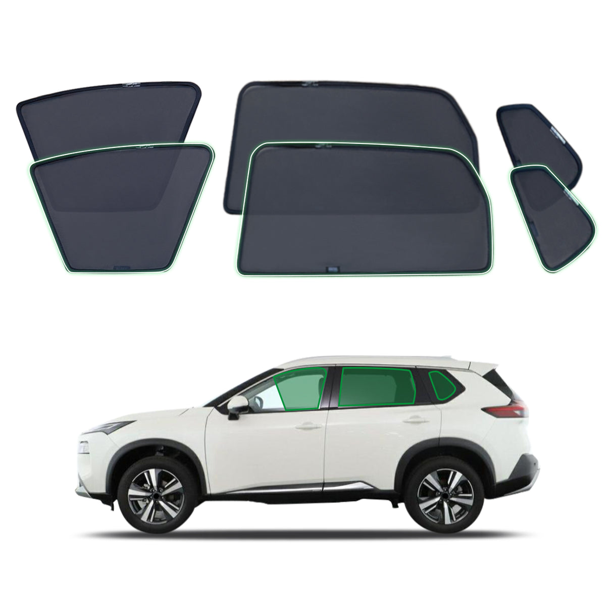 Magnetic Window Sun Shade for Nissan X-Trail T33 2022-Onwards