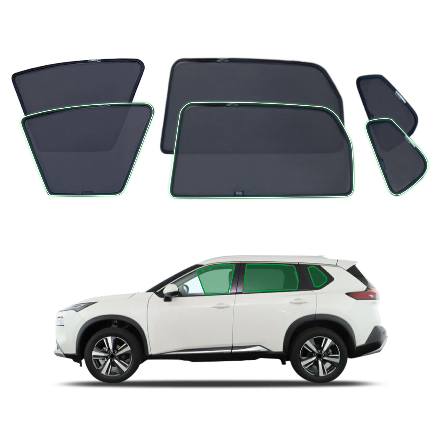 Magnetic Window Sun Shade for Nissan X-Trail T33 2022-Onwards