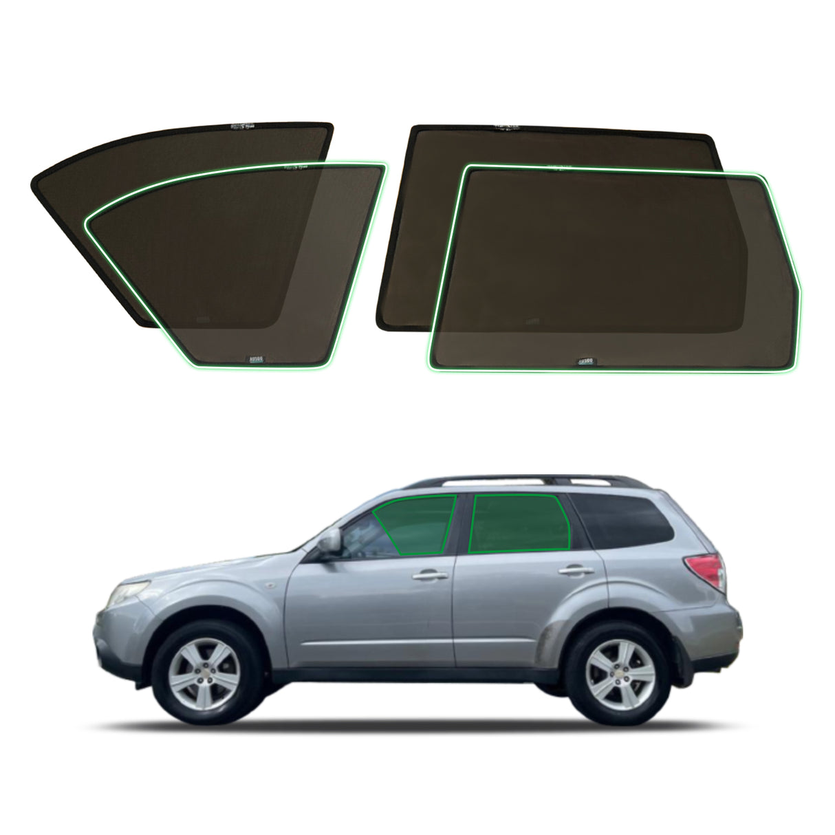Magnetic Window Sun Shade for Subaru Forester S3 2008-2012