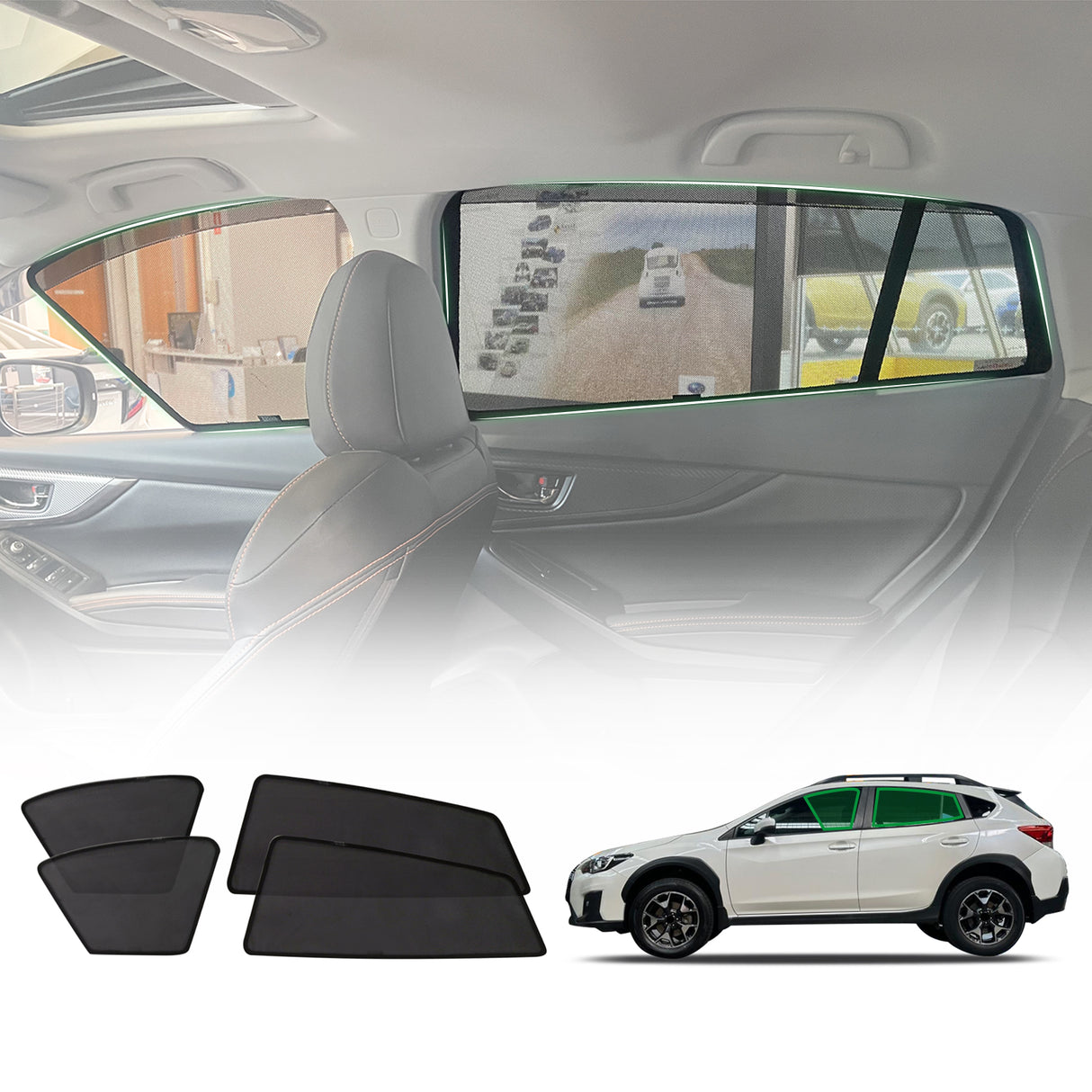 Magnetic Window Sun Shade for Subaru XV G5X 2017-2022