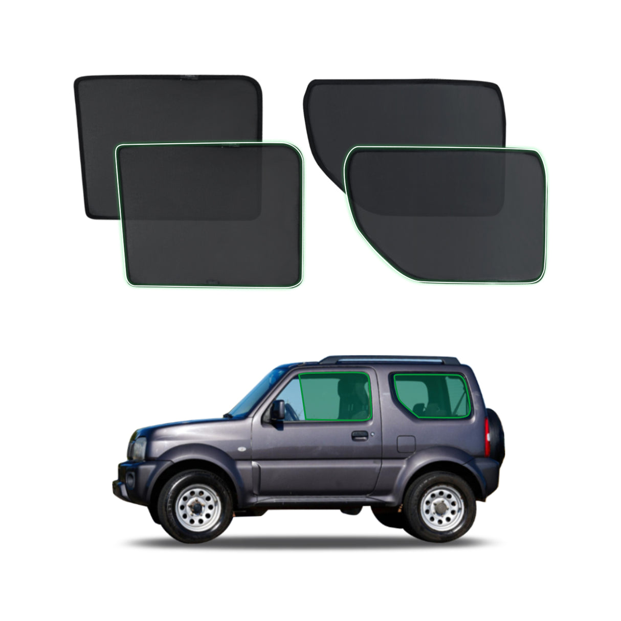 Magnetic Window Sun Shade for Suzuki Jimny 1998-2017