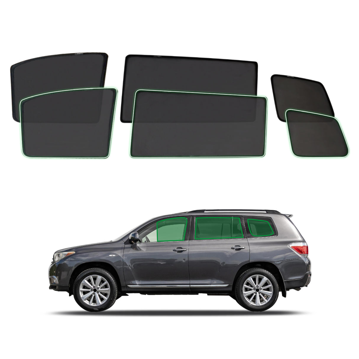 Pre-order Magnetic Window Sun Shade for Toyota Kluger 2007-2013