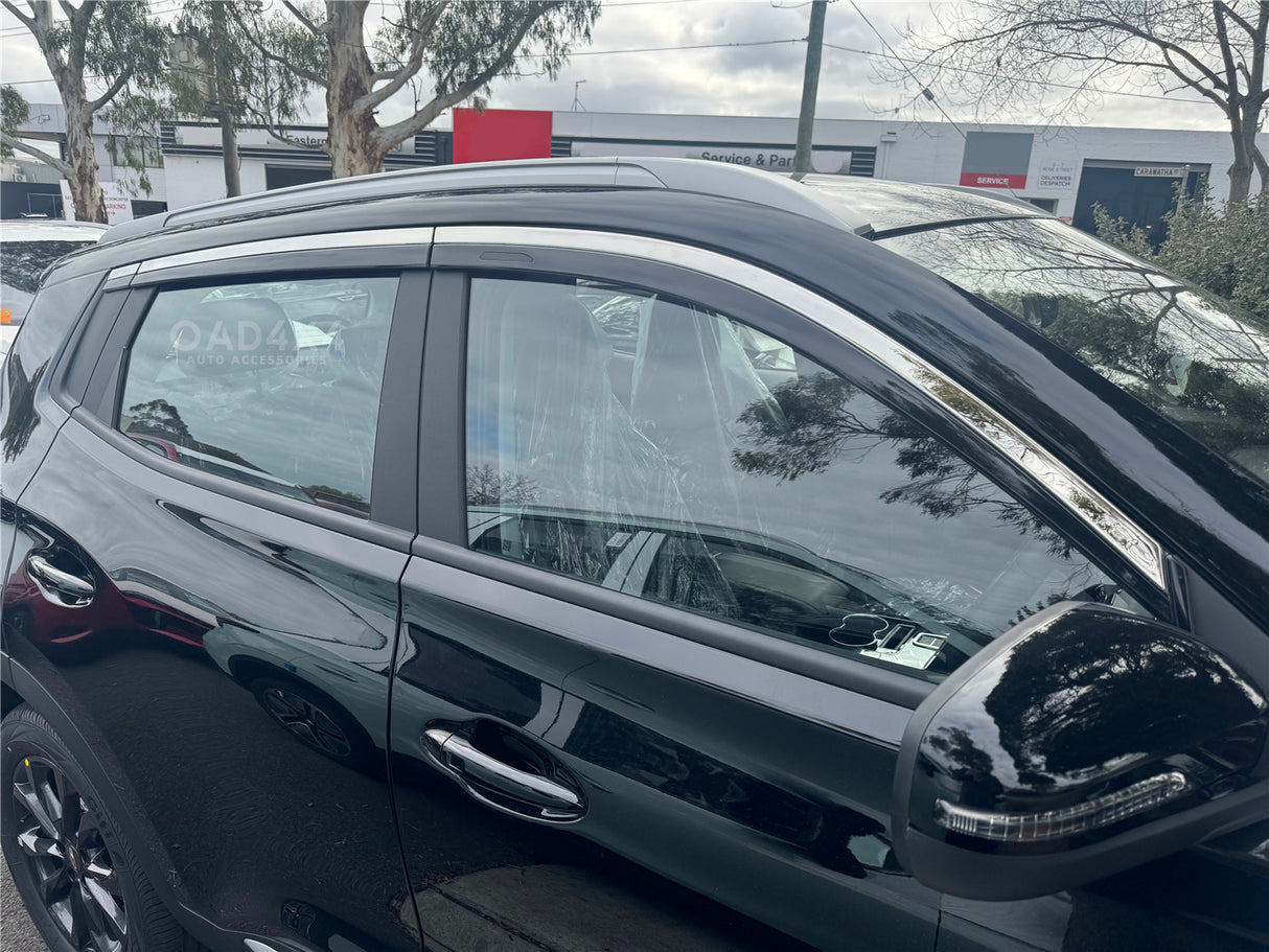 Stainless Edge Weather Shields for Chery Tiggo 4 Pro 2024-Onwards 6PCS