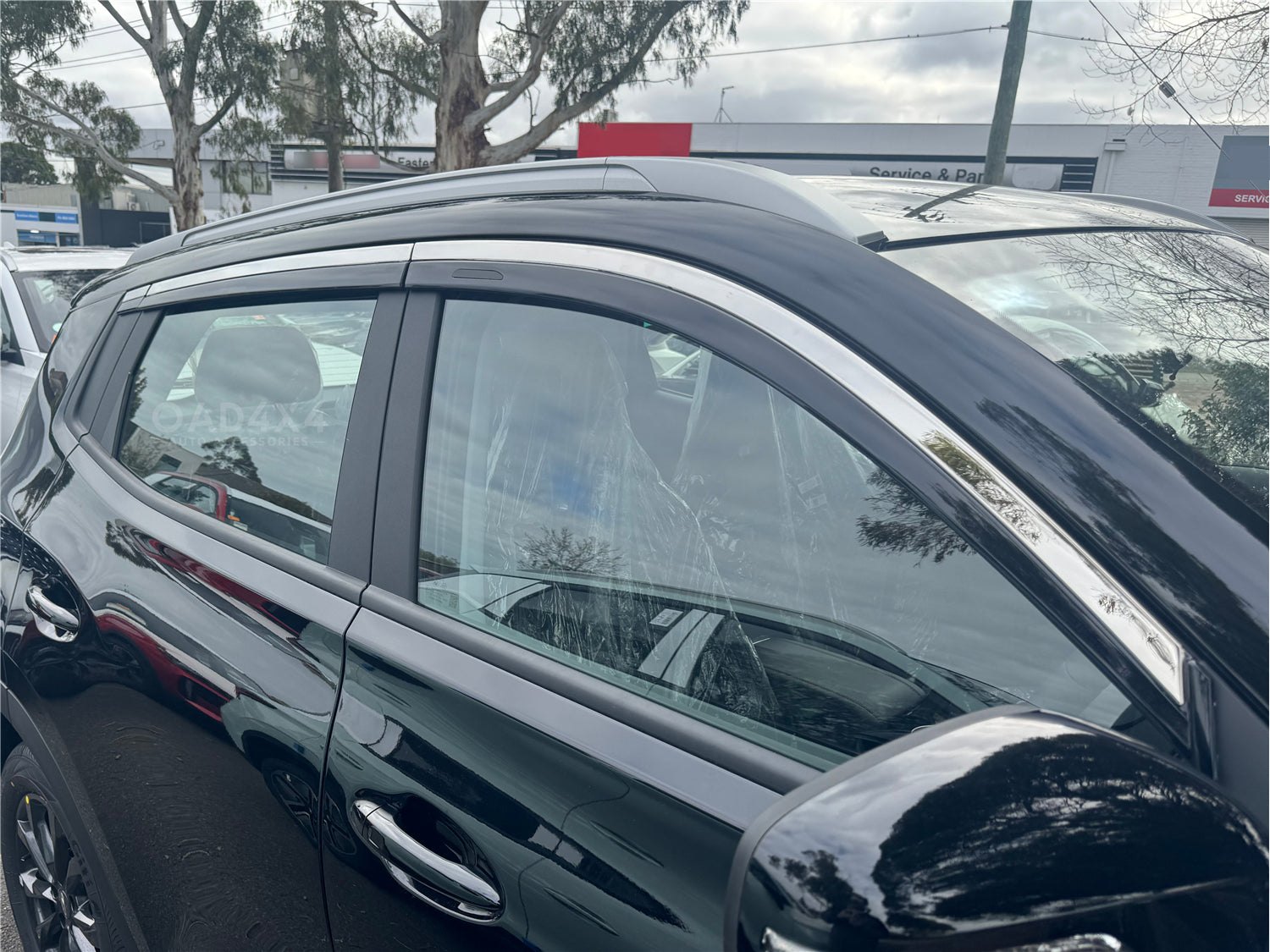 Stainless Edge Weather Shields for Chery Tiggo 4 Pro 2024-Onwards 6PCS