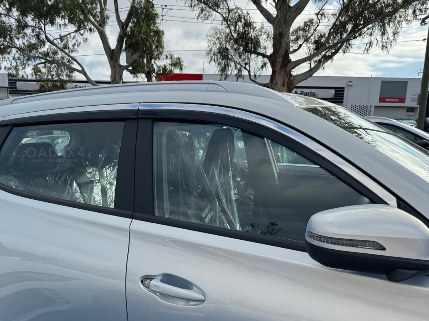 Stainless Edge Weather Shields for Chery Tiggo 4 Pro 2024-Onwards 6PCS