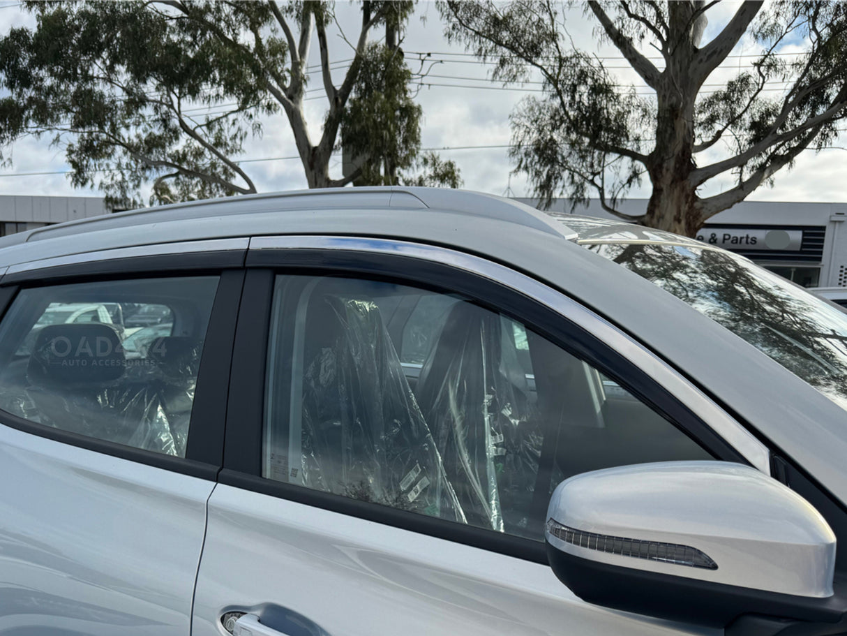 Stainless Edge Weather Shields for Chery Tiggo 4 Pro 2024-Onwards 6PCS