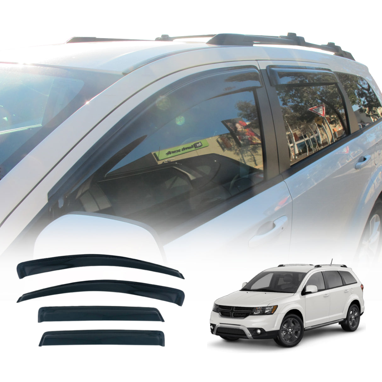 Weather Shields for Dodge Journey JC Series 2008-2019