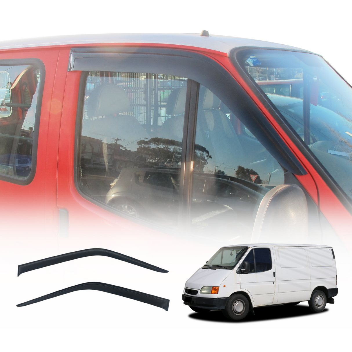 Weather Shields for Ford Transit VG 1997-2000