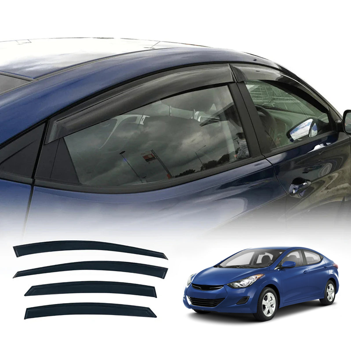 Weather Shields for Hyundai Elantra MD Series 2011-2015