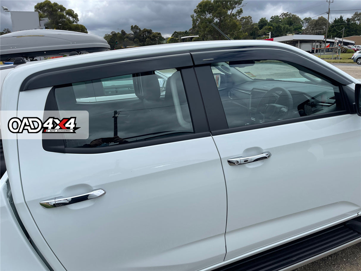Injection Weather Shields for ISUZU DMAX D-MAX Dual Cab 2020-Onwards
