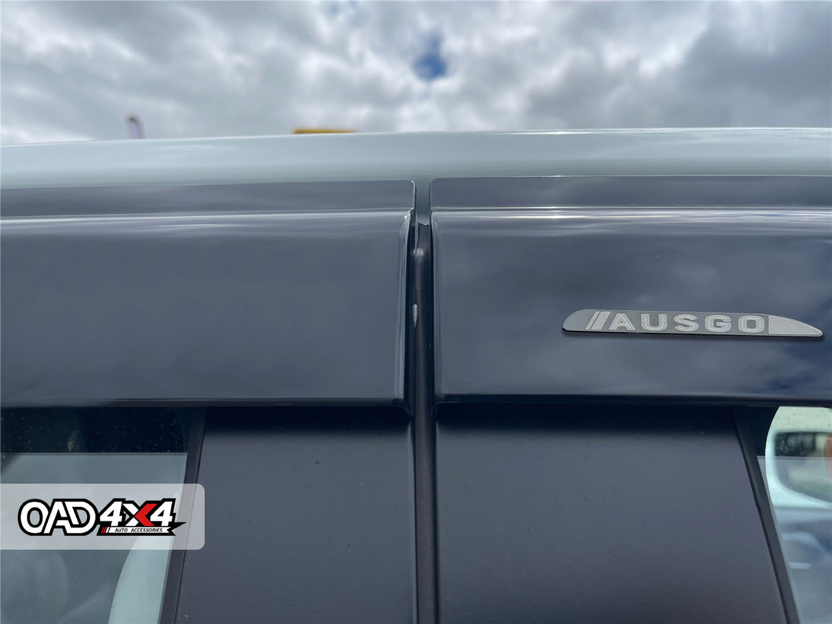 Injection Weather Shields for ISUZU DMAX D-MAX Dual Cab 2020-Onwards