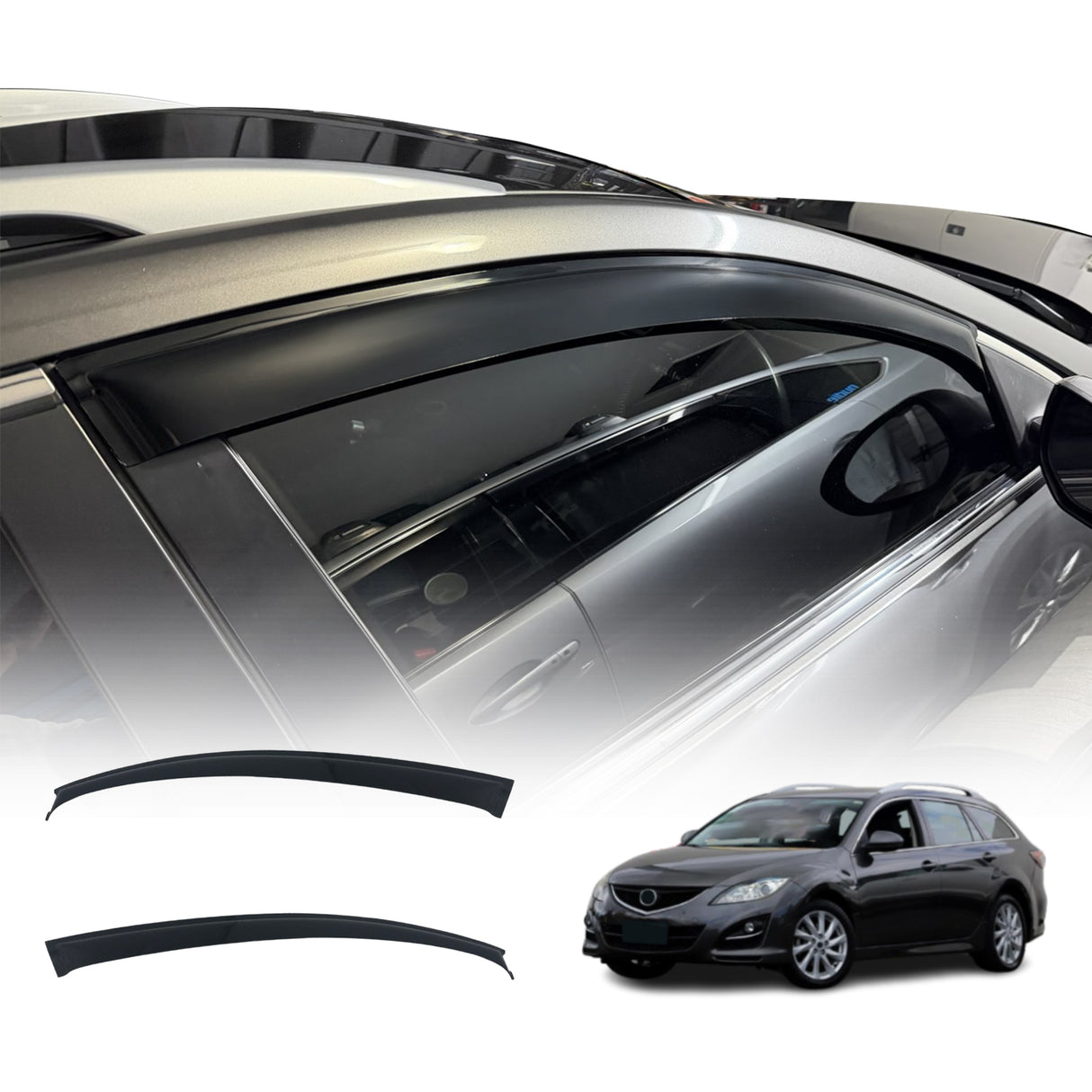 Weather Shields for Mazda 6 Wagon GH 2008-2012 2PCS