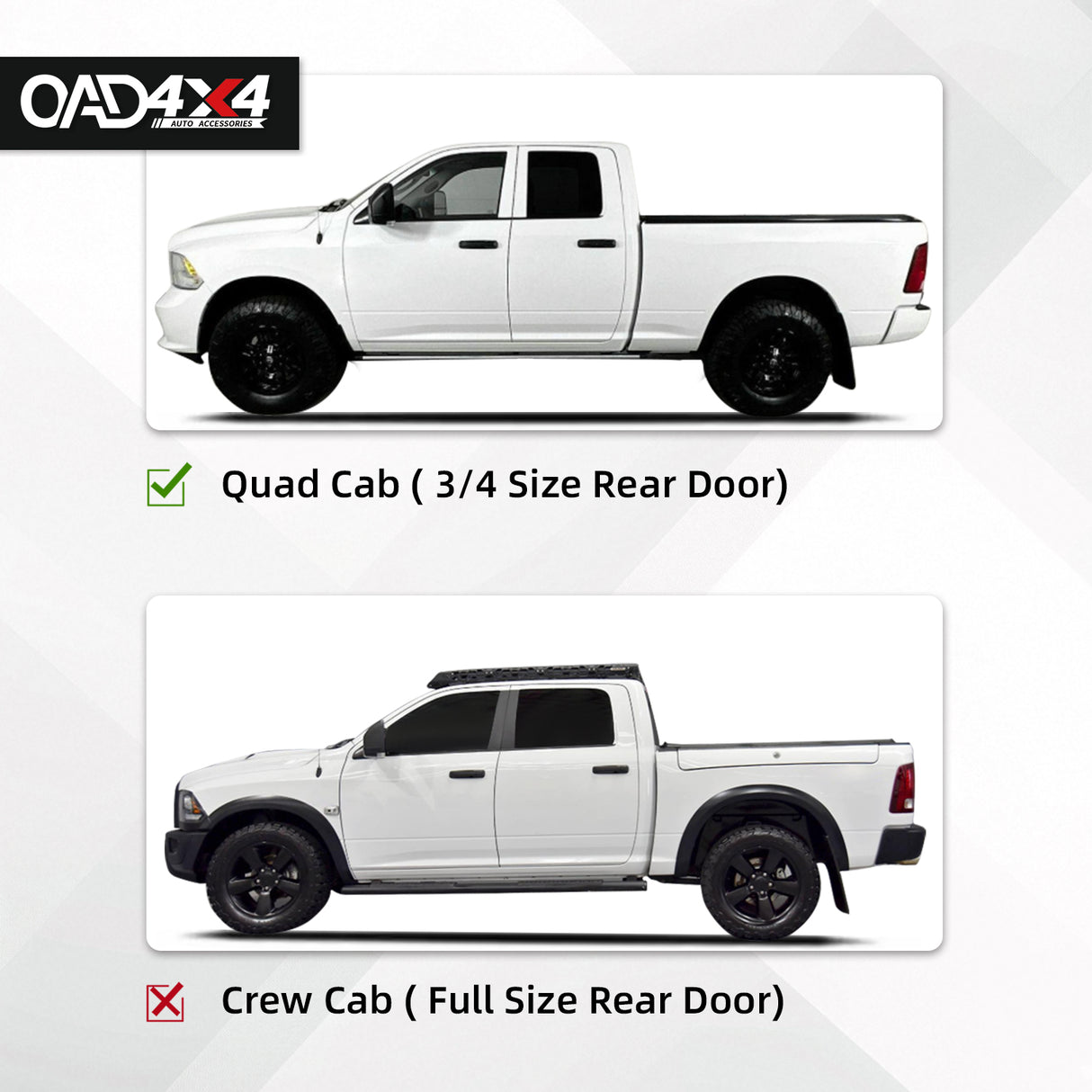 Luxury Weather Shields for RAM 1500 DS Series Quad Cab 2017-2022