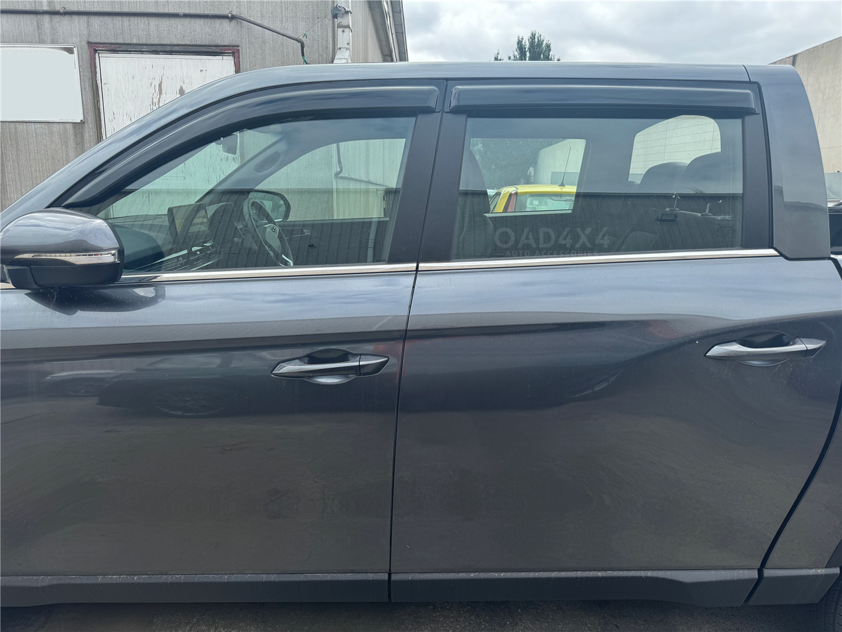 Luxury Weather Shields for KGM SsangYong Musso 2018-Onwards