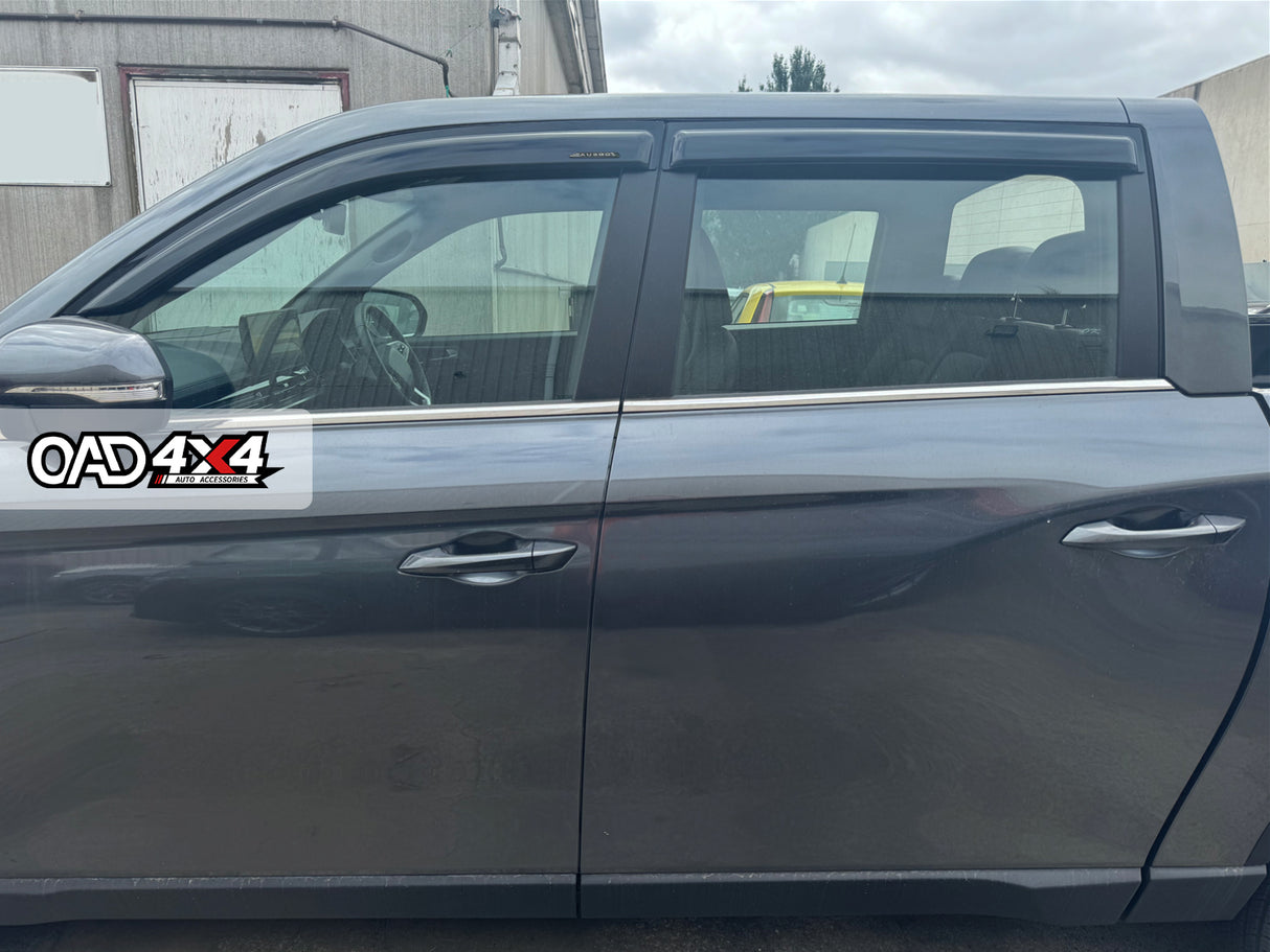 Luxury Weather Shields for KGM SsangYong Musso 2018-Onwards