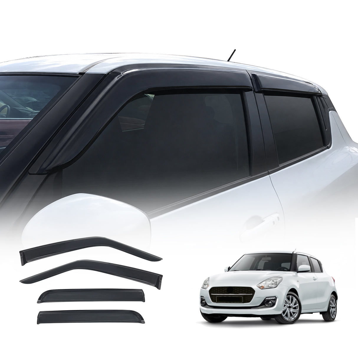 Weather Shields for Suzuki Swift AZ series/AZ series Ⅱ 2017-Onwards