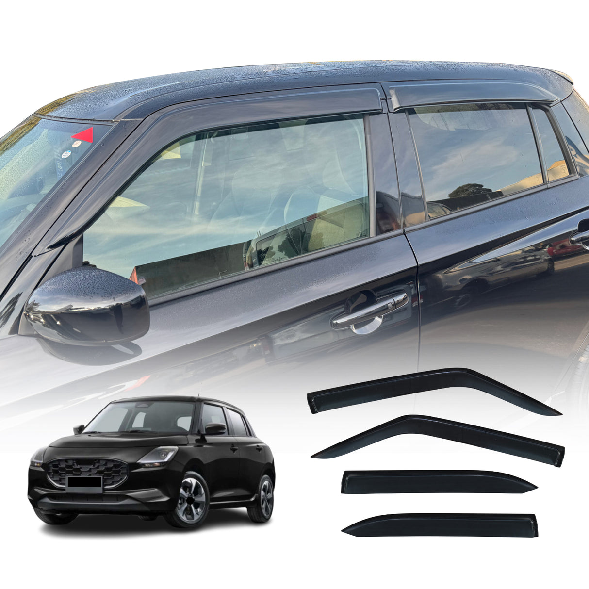 Weather Shields for Suzuki Swift UZ Series 2024-Onwards