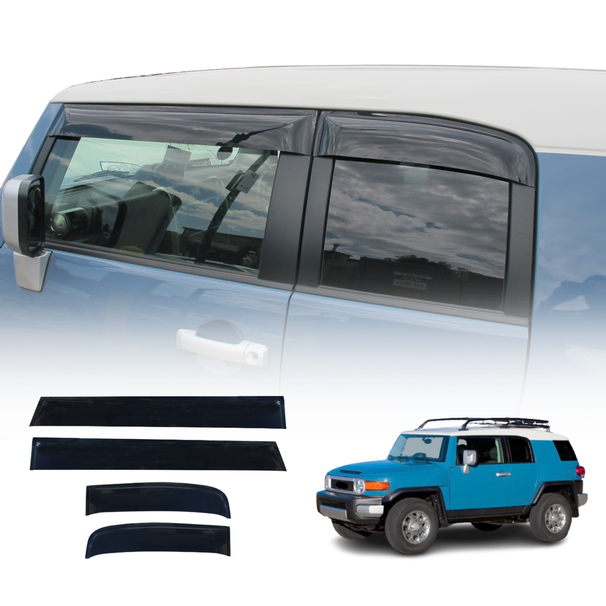 Weather Shields for Toyota FJ Cruiser 2011-2019