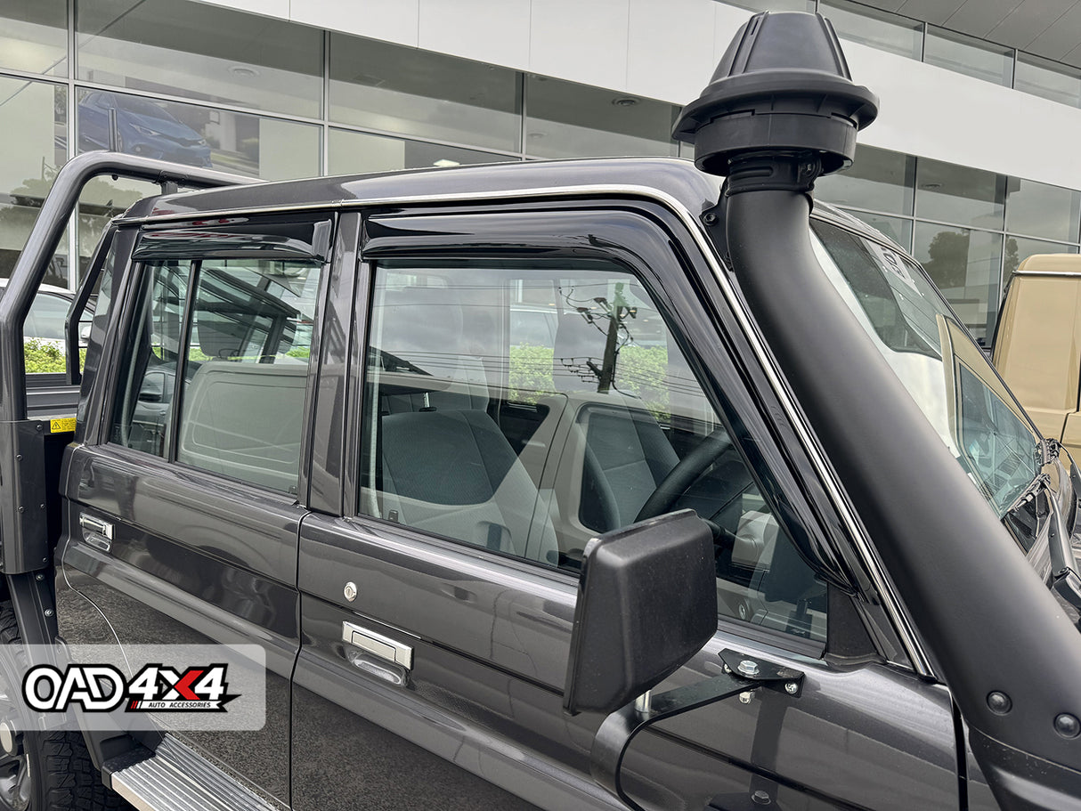 Weather Shields for Toyota Land Cruiser 70 76 79 Series 2007-Onwards