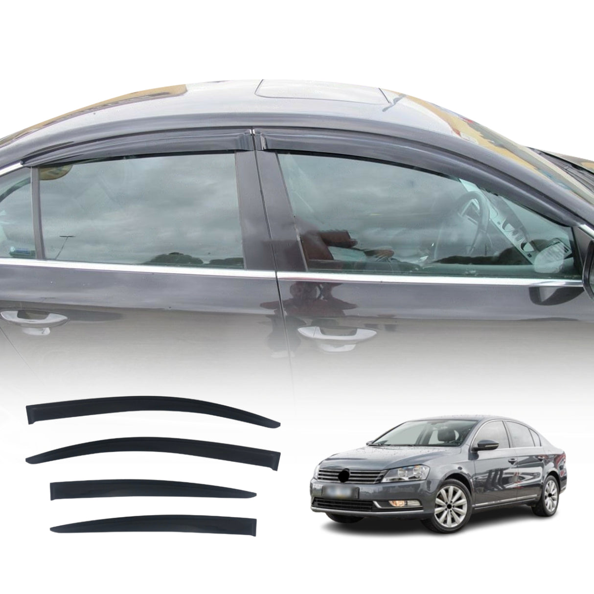 Weather Shields for Volkswagen Passat Sedan 2006-2015