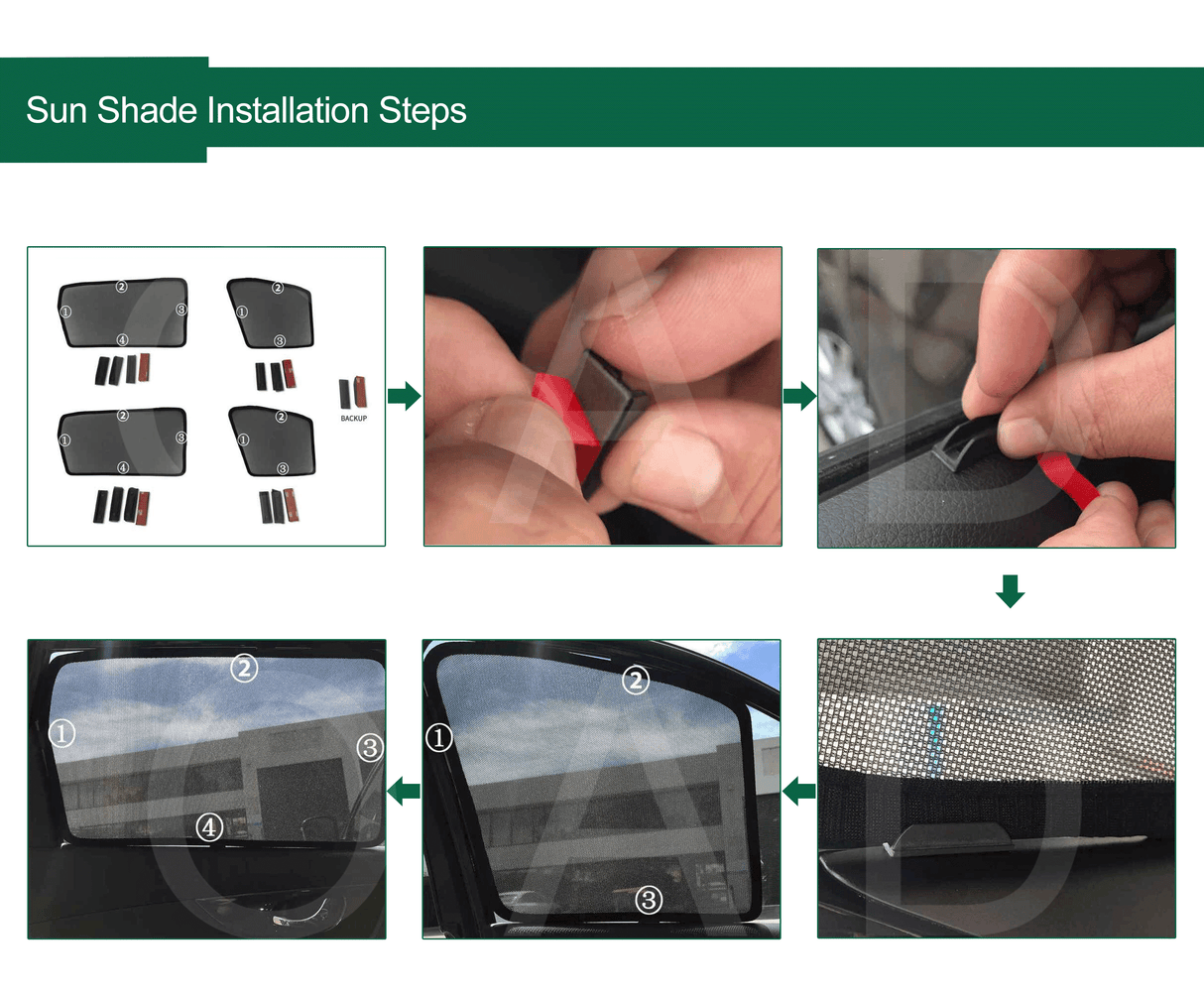 How to install Sun Shade Sun Shades / Installation Steps of Sun Shade Sun Shades
