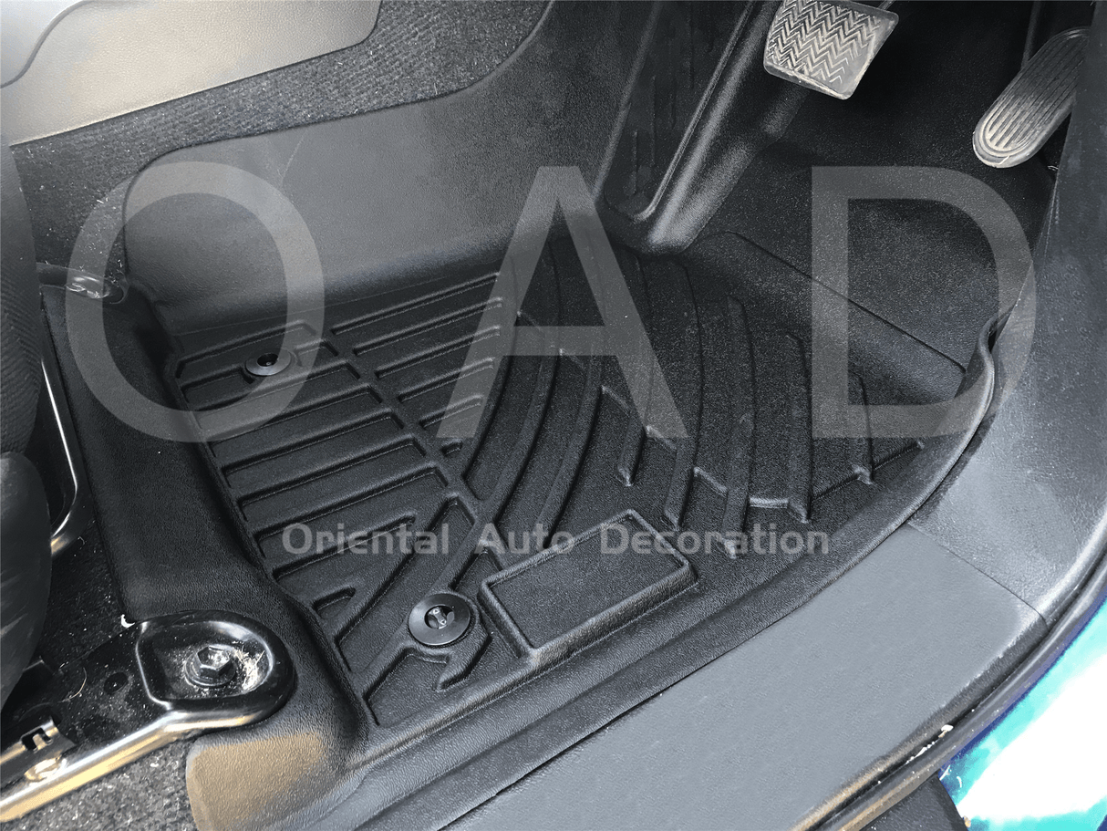 3D Floor Mats Car Mats for Toyota Auto Hilux Dual Cab 2015-Onwards