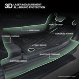 5D TPE Car Floor Mats for Toyota Land Cruiser Prado 150 Auto 7 Seats 2009-2024