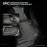 5D TPE Car Floor Mats for Toyota Land Cruiser Prado 120 Auto Transmission 2003-2009