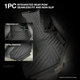 5D TPE Car Floor Mats for Toyota Land Cruiser 79 Dual Cab 2012-Onwards