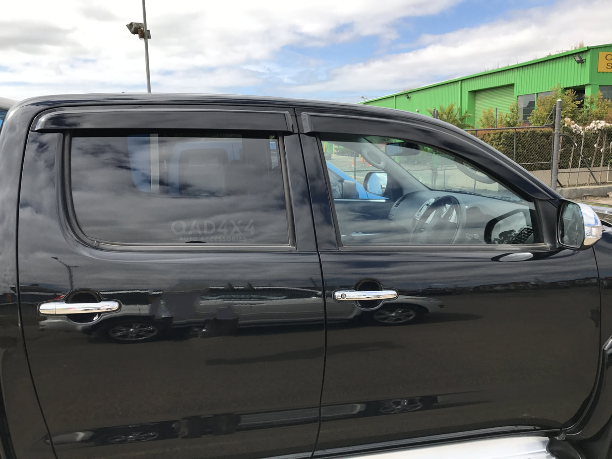 Injection Weather Shields for Toyota Hilux Dual Cab 2005-2015