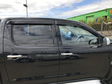 Injection Weather Shields for Toyota Hilux Dual Cab 2005-2015