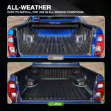 Ute Mat for Volkswagen Amarok Next-Gen Dual Cab NF Series 2023-Onwards with Factory Plastic Tub Liner