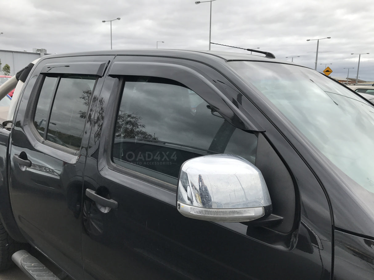 Injection Weather Shields for Nissan Navara D40 Dual Cab 2005-2015
