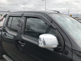 Injection Weather Shields for Nissan Navara D40 Dual Cab 2005-2015