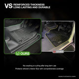 5D TPE Car Floor Mats for Toyota Land Cruiser 79 Single Cab 2016-Onwards