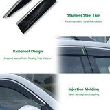 Stainless Edge Weather Shields for Toyota Land Cruiser 300 Series 2021-Onwards
