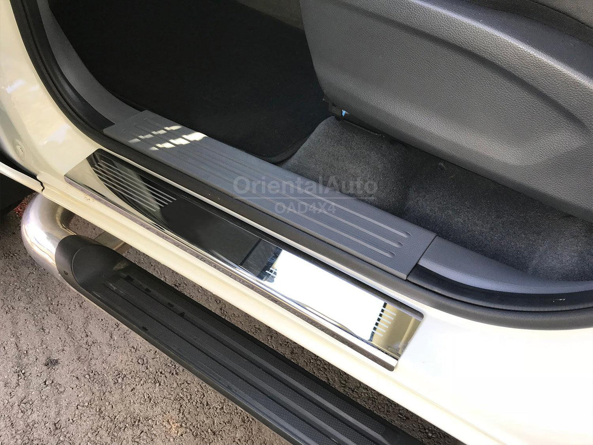 Injection Floor Mats & Door Sill Protector for Mazda BT-50 BT50 Dual Cab 2011-2020