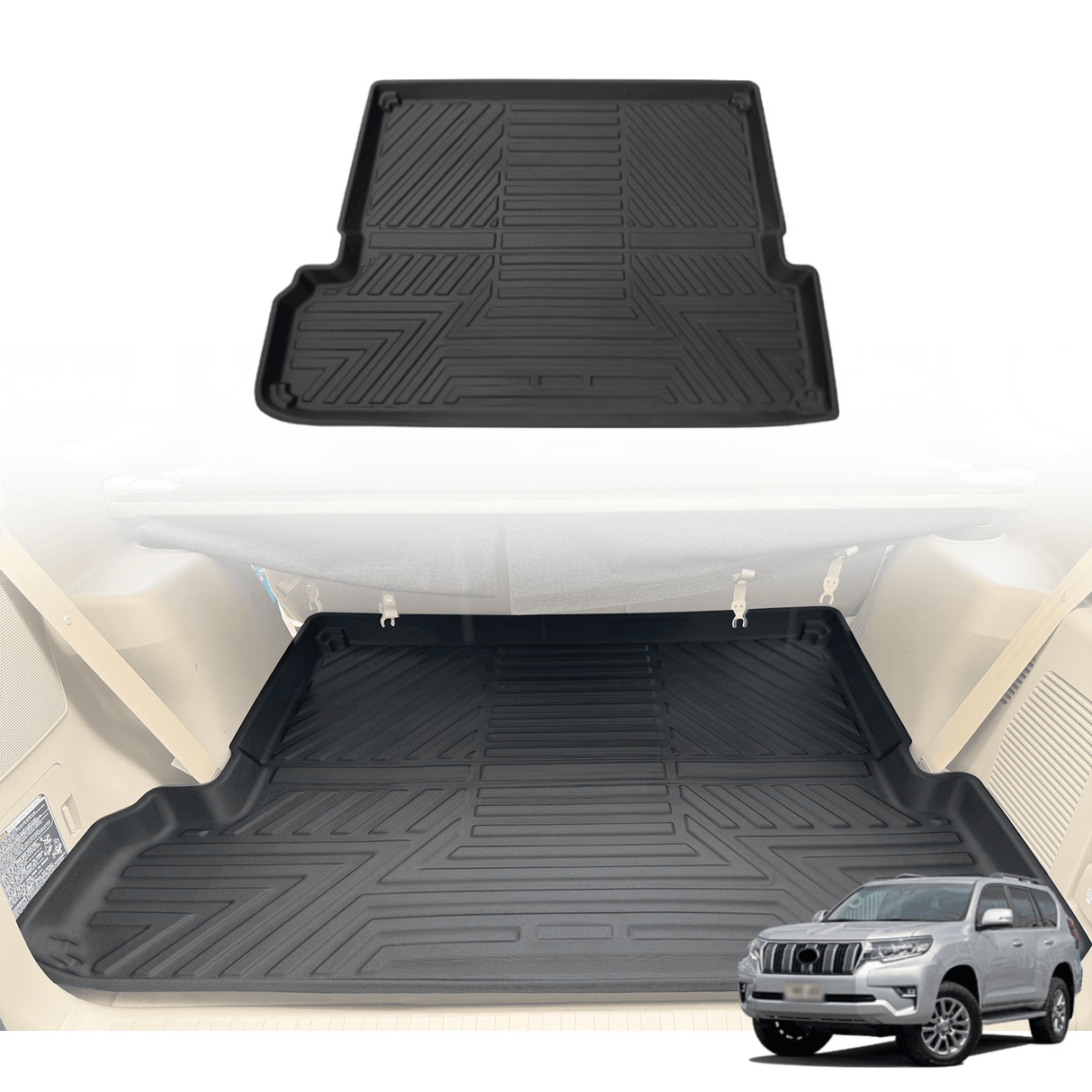 Boot Liner for Toyota Land Cruiser Prado 150 / Prado150 7 Seats 2009-2024
