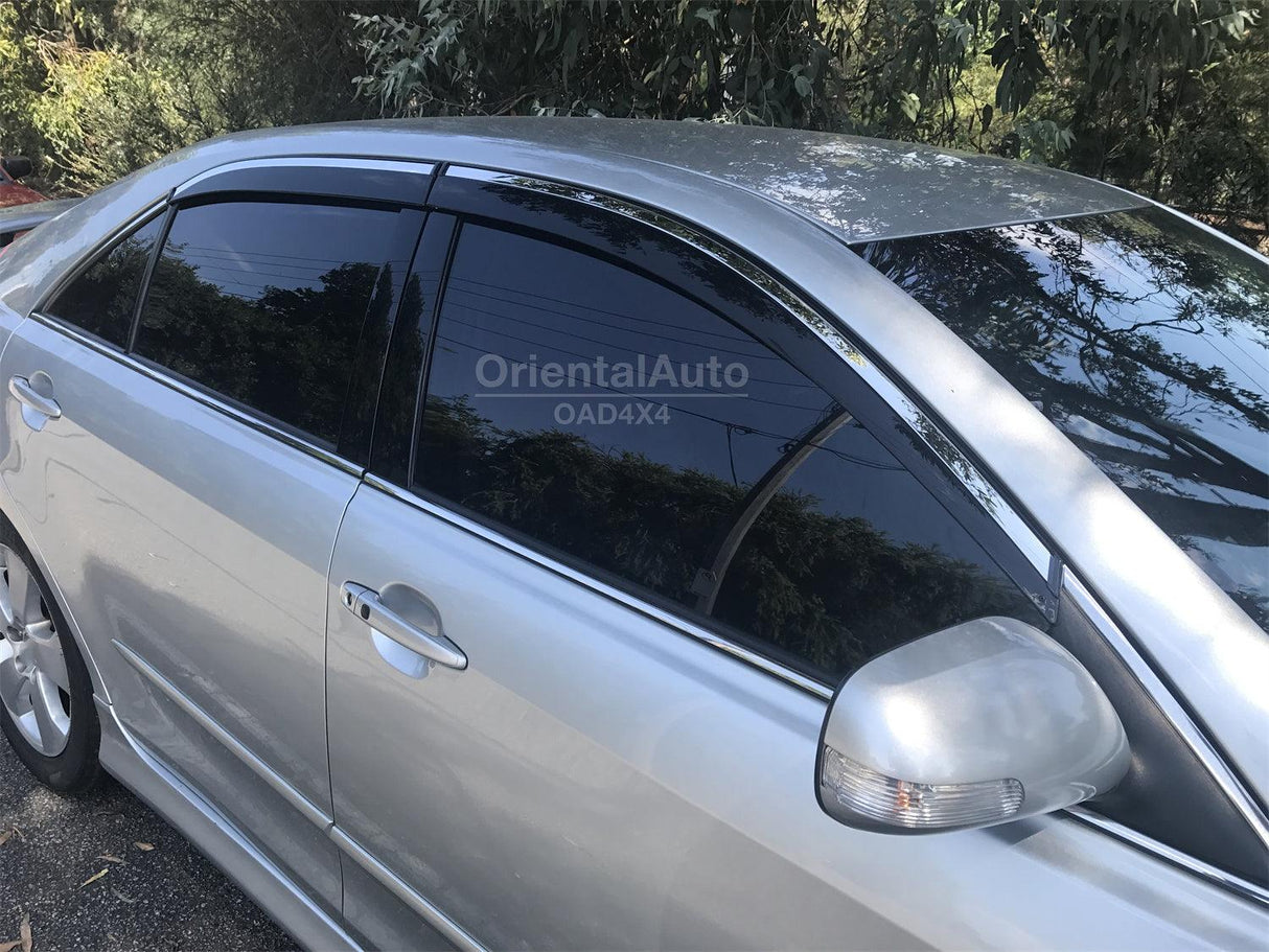 Stainless Edge Weather Shields for Toyota Camry 2006-2012