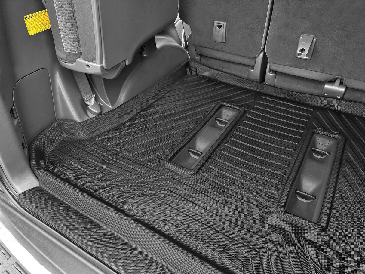Boot Liner for Toyota Land Cruiser Prado 120 2003-2009 with Inner Rear Step Panel Covered