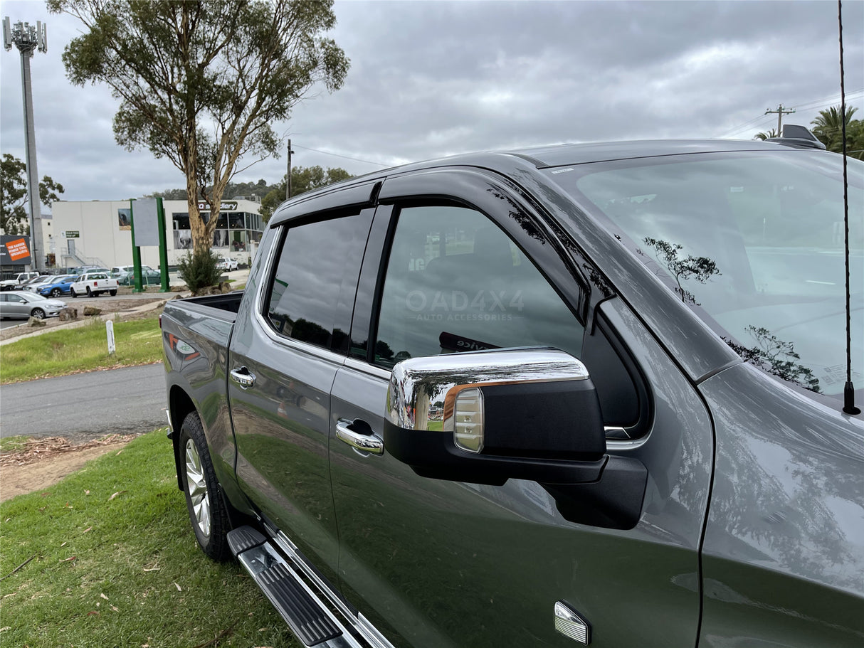 Luxury Weather Shields for Chevrolet Silverado 1500 T1 Series 2020-Onwards