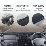 Car Dash Mat for Toyota Land Cruiser 70 76 78 79 Series 2009-2023