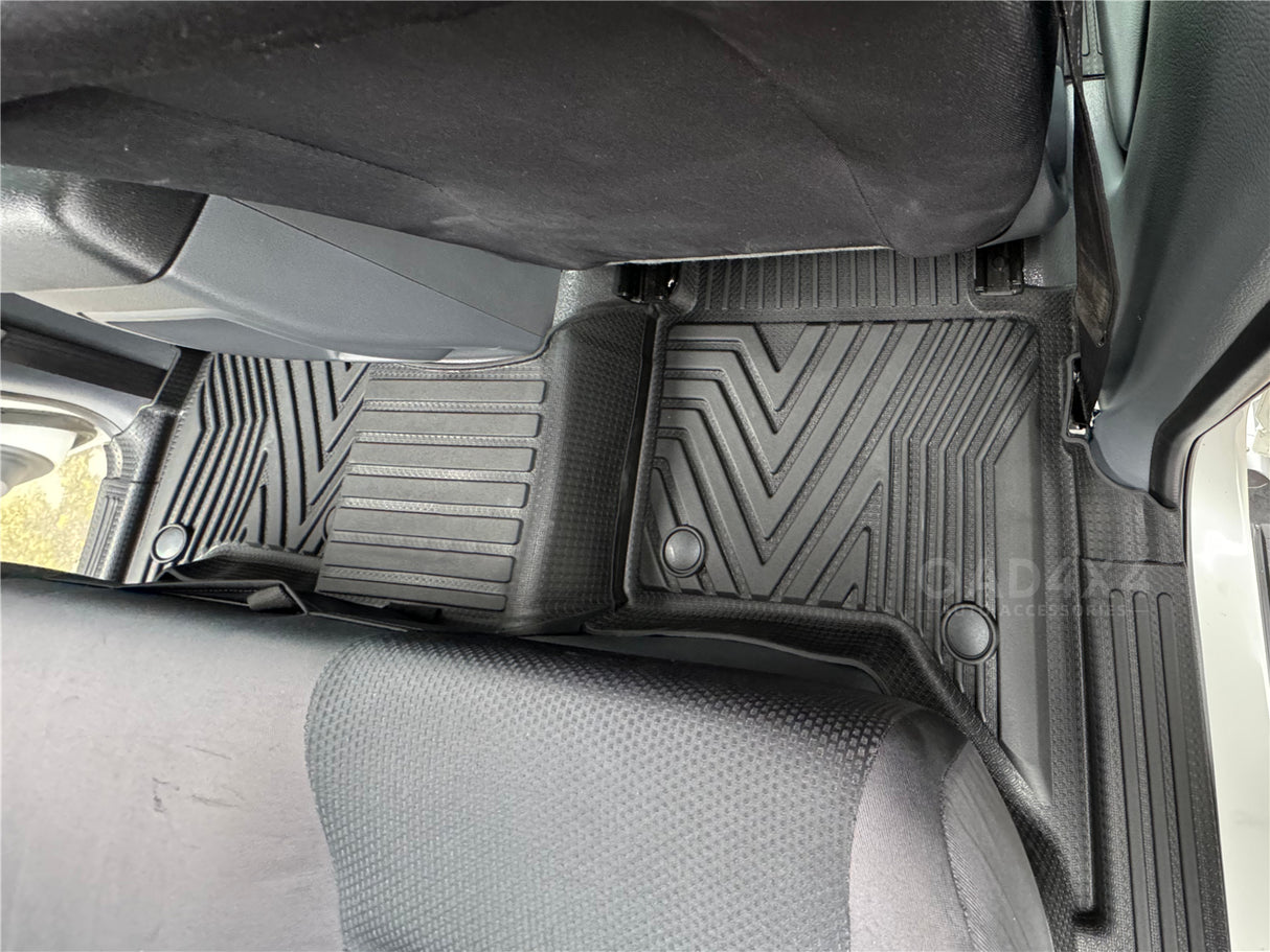 Injection Floor Mats & Door Sill Protector for Ford Ranger Dual Cab 2011-2022