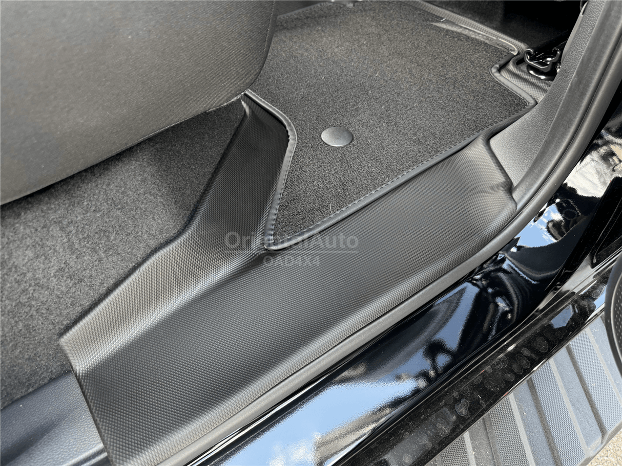 5D Double-Layer Car Floor Mats for Ford Ranger Dual Cab 2022-Onwards