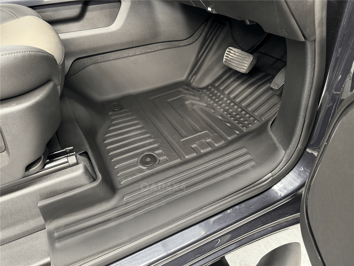 5D TPE Car Floor Mats for Chevrolet Silverado 1500 T1 Series 2020-Onwards