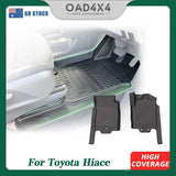 5D TPE Car Floor Mats for Toyota Hiace 2019-Onwards