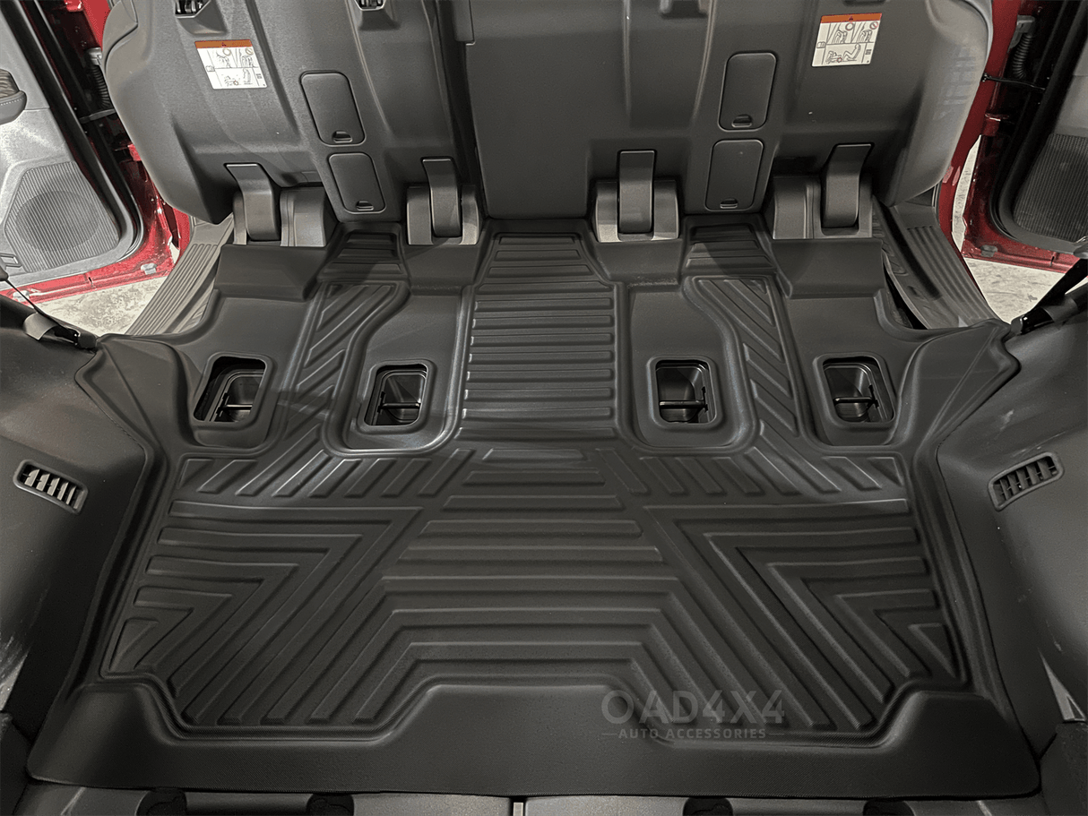 Third Row Car Floor Mats for Toyota Land Cruiser 300 7seats 2021-Onwards