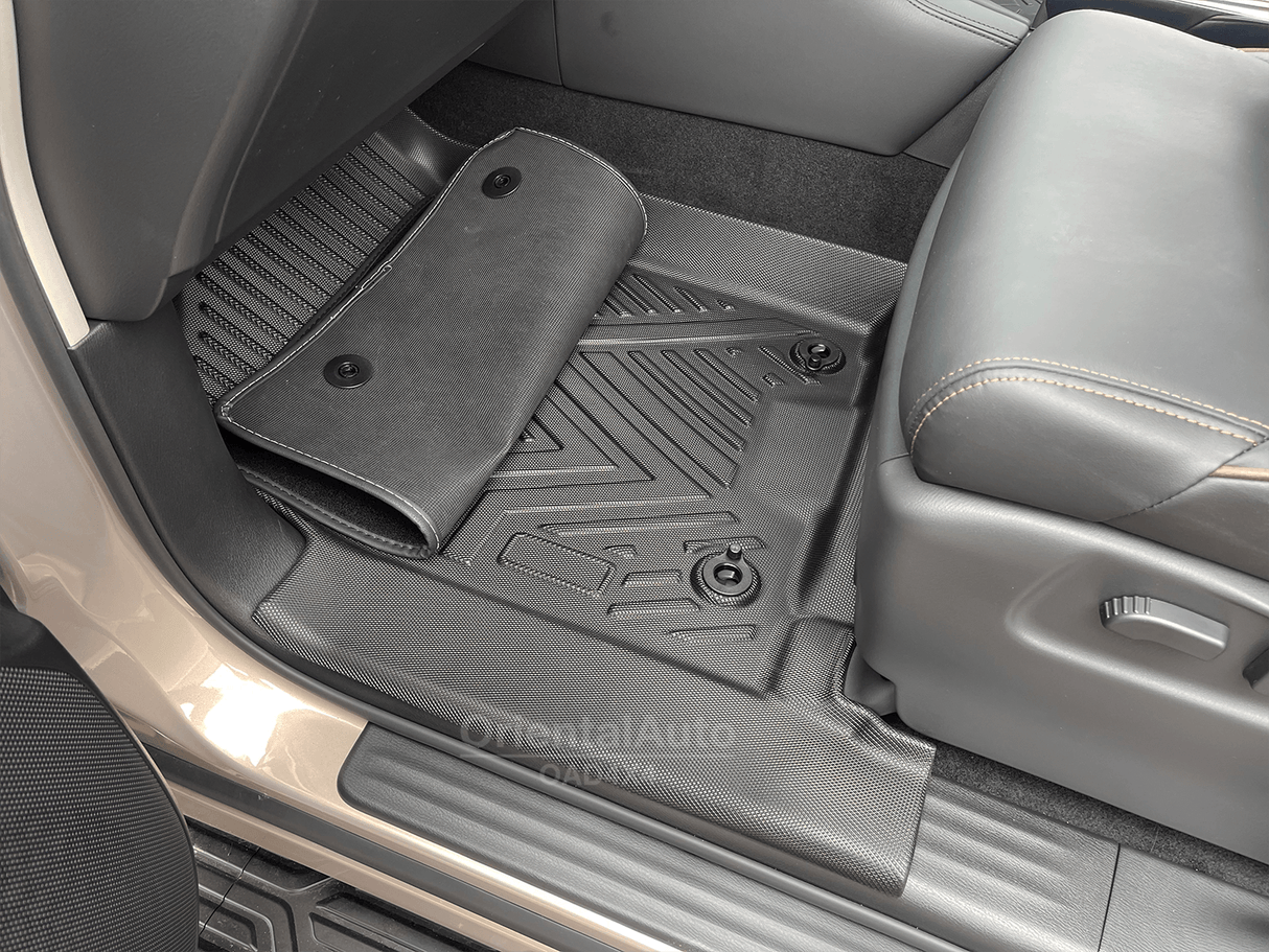 5D Double-Layer Car Floor Mats for Nissan Patrol Y62 2012-Onwards